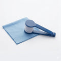Microfiber Spectacle Lens Cleaner Clip Pack of 2 | Portable Eyeglass, Sunglass & Reading Glass Cleaning Tool | Scratch-Free Mini Brush for Clear Vision
