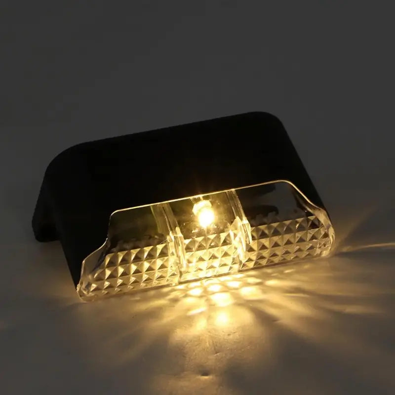 Solar Decorative Lights, Waterproof Durable Garden Atmosphere Lights Stair Lights Railing Lights Step Steps Lights for Outdoor Patio Courtyard Stair Step Fence Patio Stairs, Yard etc.