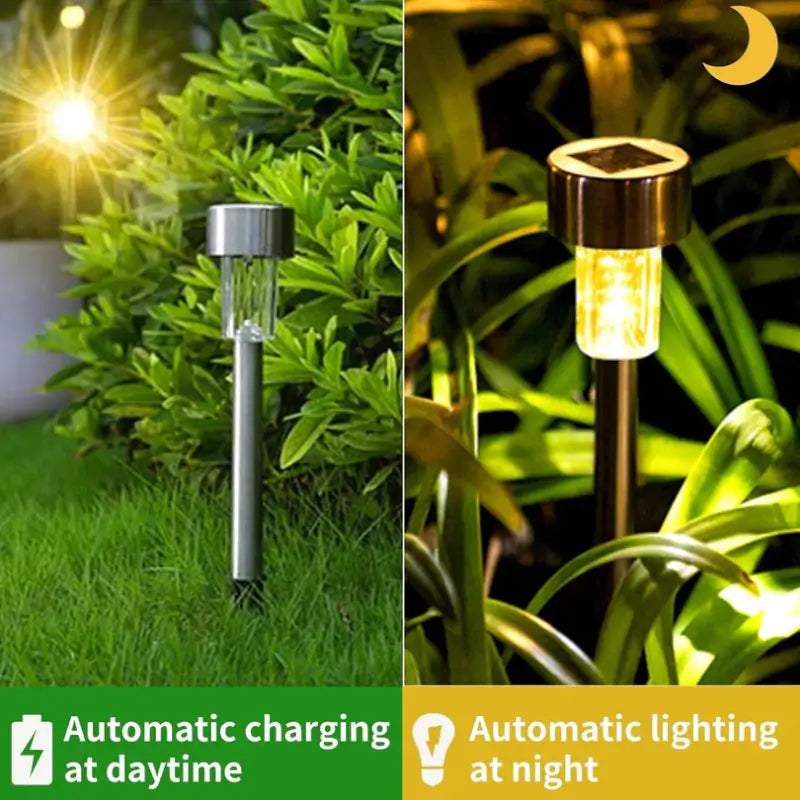 12-Piece Solar Lawn Lamp Set – Outdoor Garden Lights ( default, Standard )