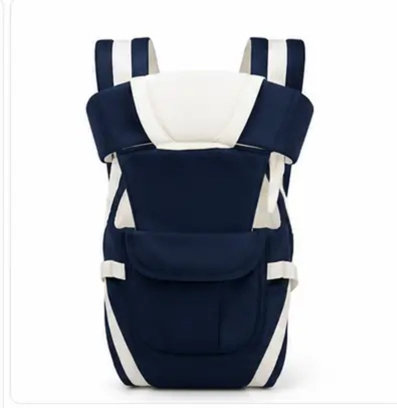 4-in-1 Baby Carrier Backpack | Adjustable Cotton Baby Carry Bag with Shoulder Support | Front & Back Carry for Infants & Toddlers (Up to 15 kg) ( default, OS )