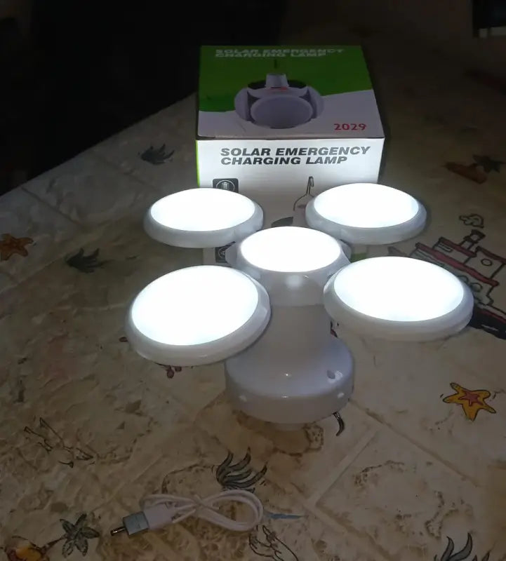 Solar Camping Light – USB Rechargeable Emergency LED | Quickslice ( default, OS )