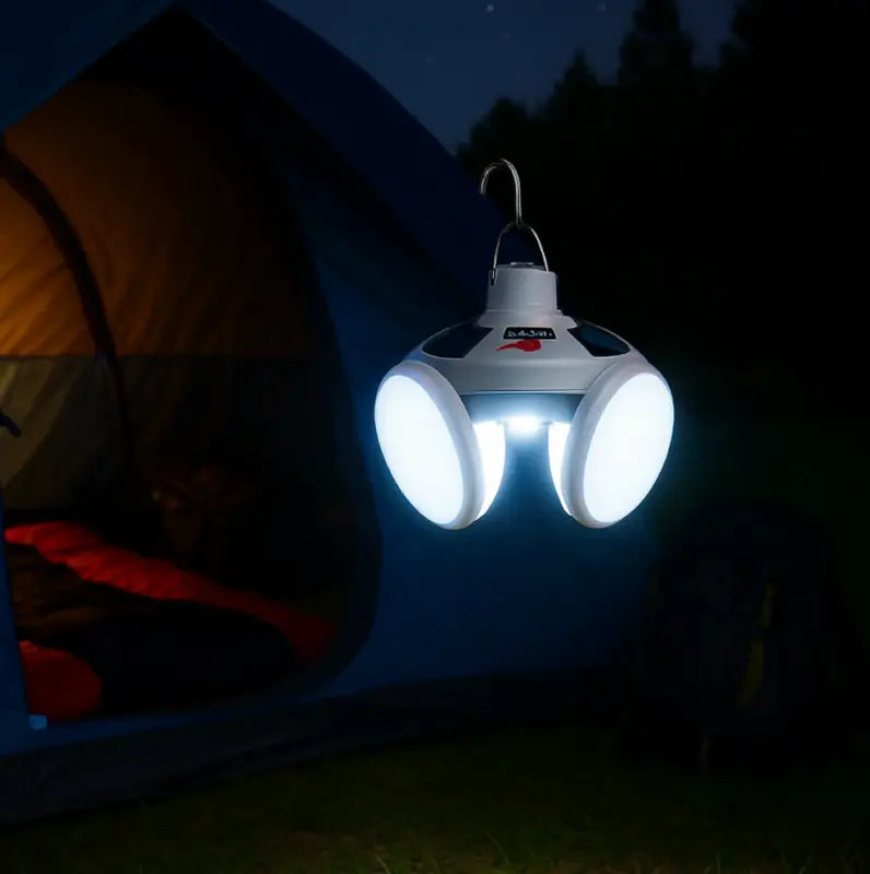 Solar Camping Light – USB Rechargeable Emergency LED | Quickslice ( default, OS )