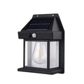 Solar Wall Lights / Lamp Outdoor, Wireless Dusk to Dawn Porch Lights Fixture, Solar Wall Lantern with 3 Modes & Motion Sensor, Waterproof Exterior Lighting with Clear Panel (1 Pc ) ( default)